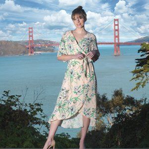 Betabrand Photogenic Wrap Dress - Brand New - Never Worn - Size Small